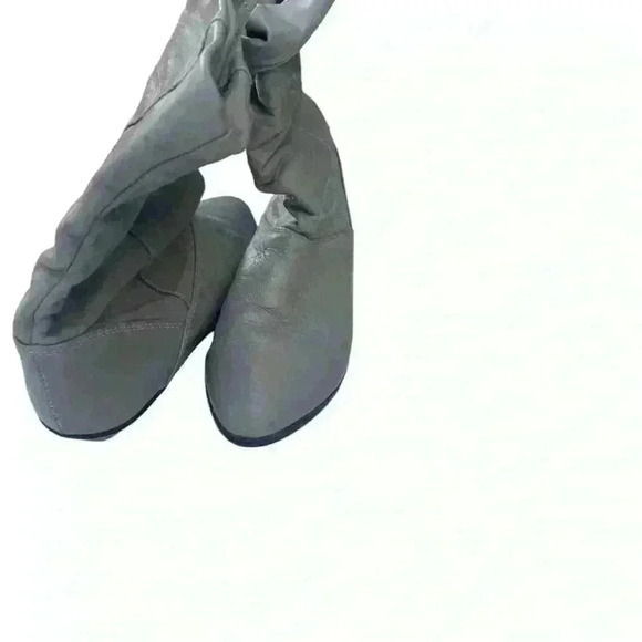 VTG Dexter USA Slouchy Tan Leather Low Heeled Boot Women's Size 6 1/2 - Picture 3 of 8